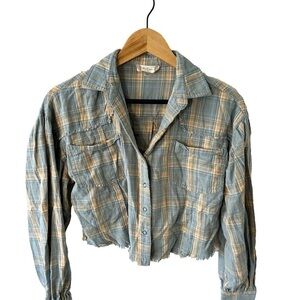 Altar’d State crop flannel